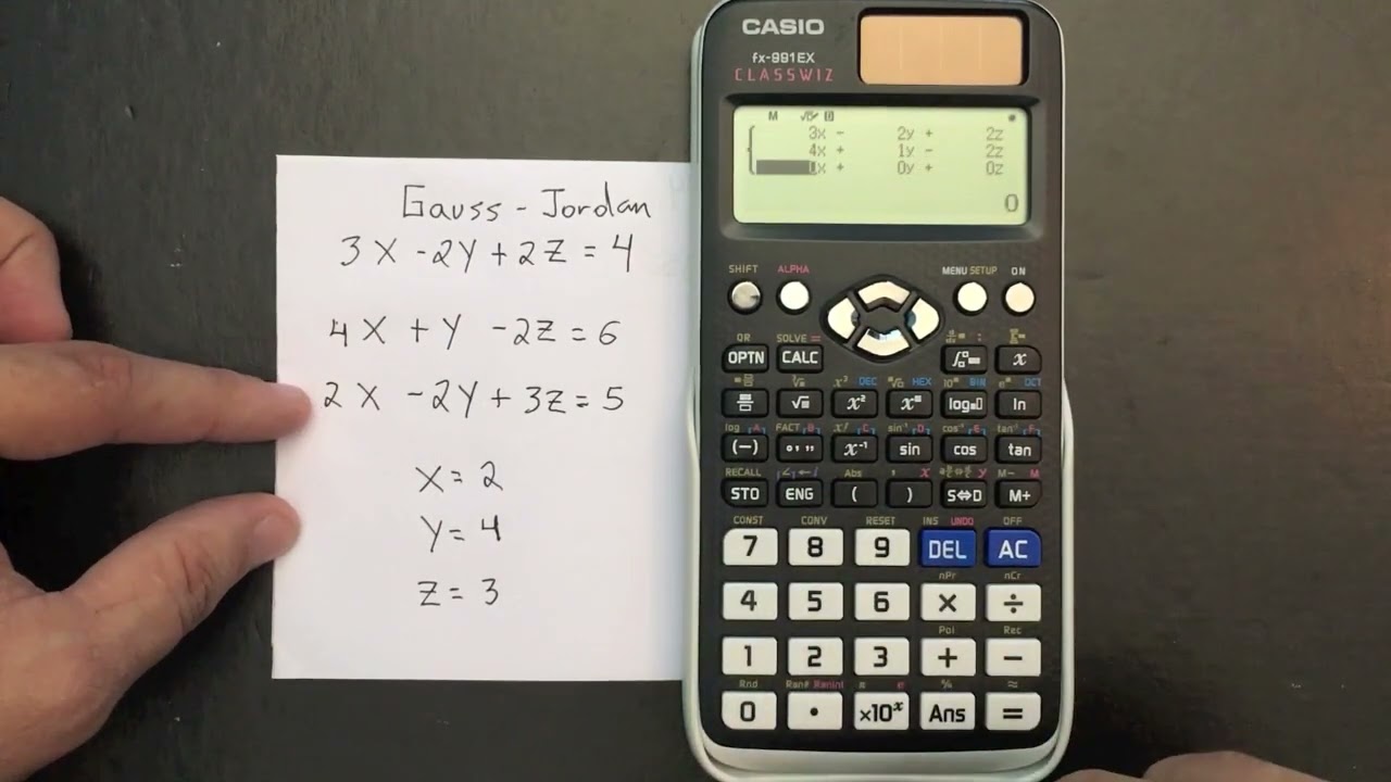 sufrimiento rociar Decoración ▷ Cómo usar una Calculadora de Matrices Gauss: una guía paso a paso |  Actualizado mayo 2023